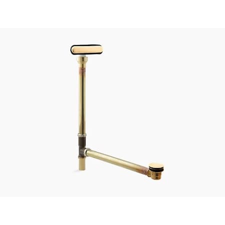 Kohler Clearflo Brass Slotted Overflow Bth Drn 7271-2MB